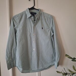 Polo by Ralph Lauren Men's Green Plaid Button-Down Shirt